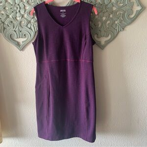 Duluth trading company, purple, sporty, active, hiking, dress